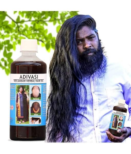 100% Pure Original Adivasi Herbal Hair Oil